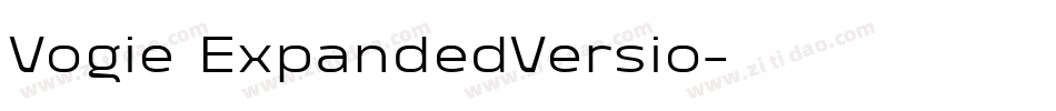 Vogie ExpandedVersio字体转换
